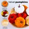 8 Pieces Velvet Pumpkins Fake Decorative Pumpkins Foam Pumpkins for Decoration Fall Theme Party Wedding Halloween Thanksgiving Table 4 Colors